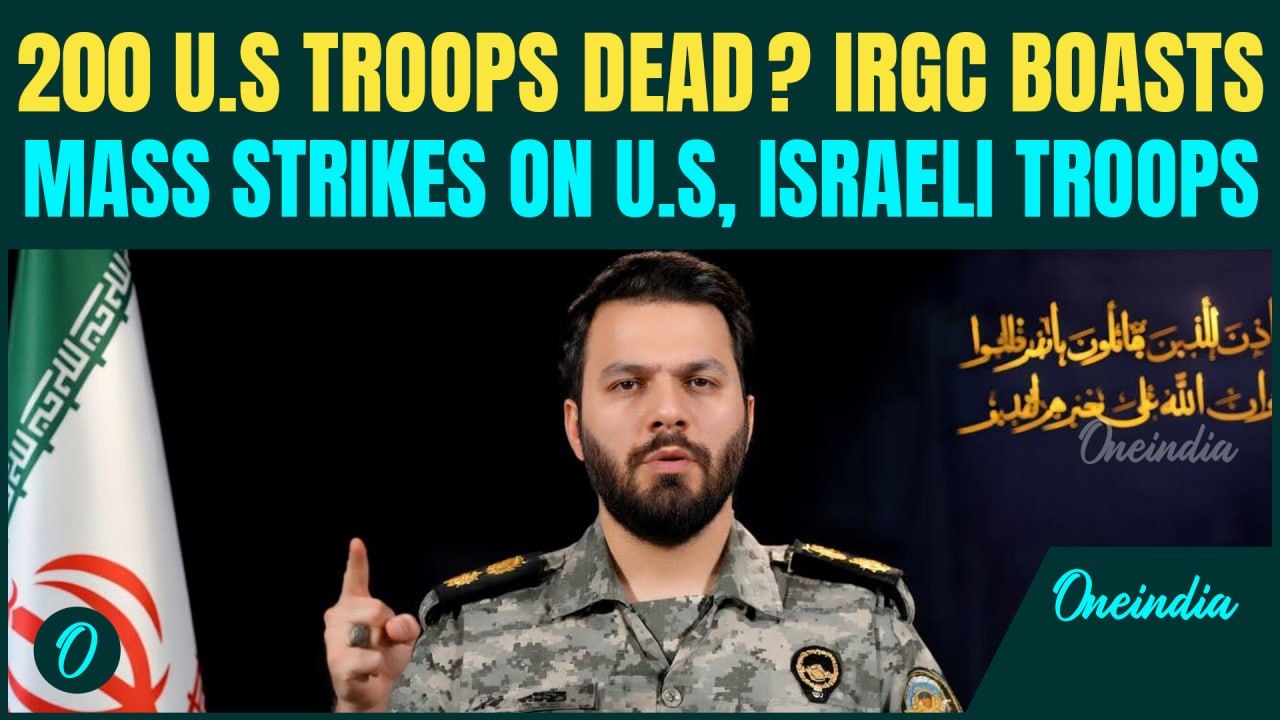 Iran BREAKING: IRGC Spox FLAUNTS 200 US Troops, 10 IDF Soldiers KILLED - U.S Bases OBLITERATED