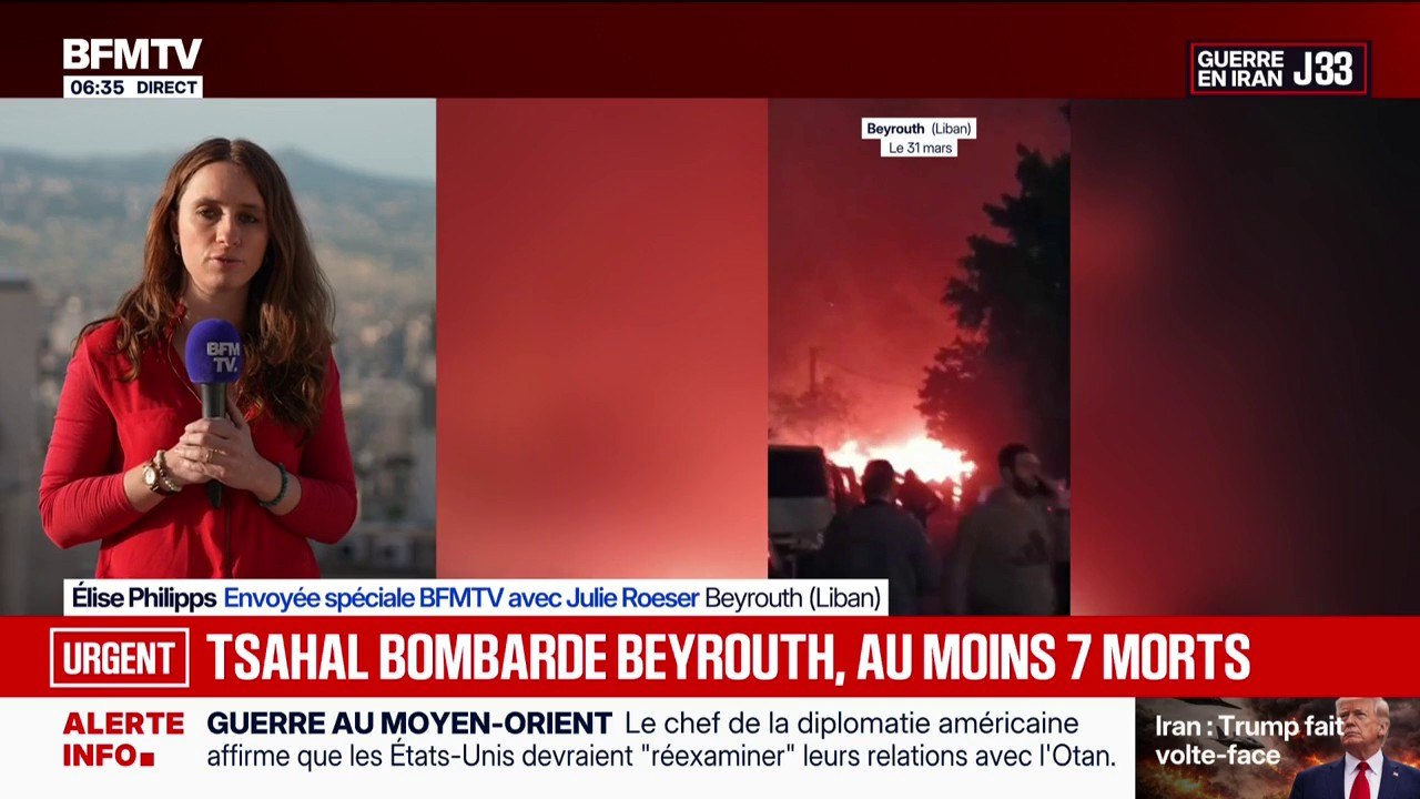 Guerre au Moyen-Orient: sept morts dans des frappes dans la région de Beyrouth