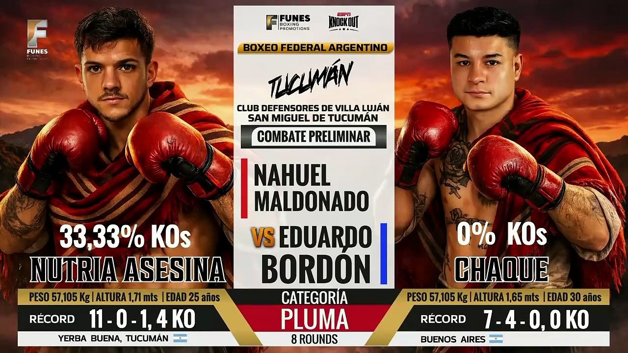 Nahuel Maldonado vs. Delmiro Bordon (27-03-2026) Full Fight