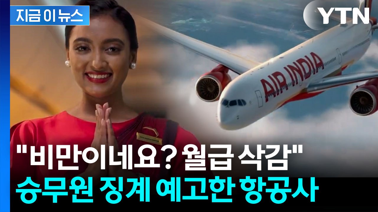 비만 승무원은 즉시 '업무 배제'...에어인디아 새 정책 두고 논란 [지금이뉴스] /...