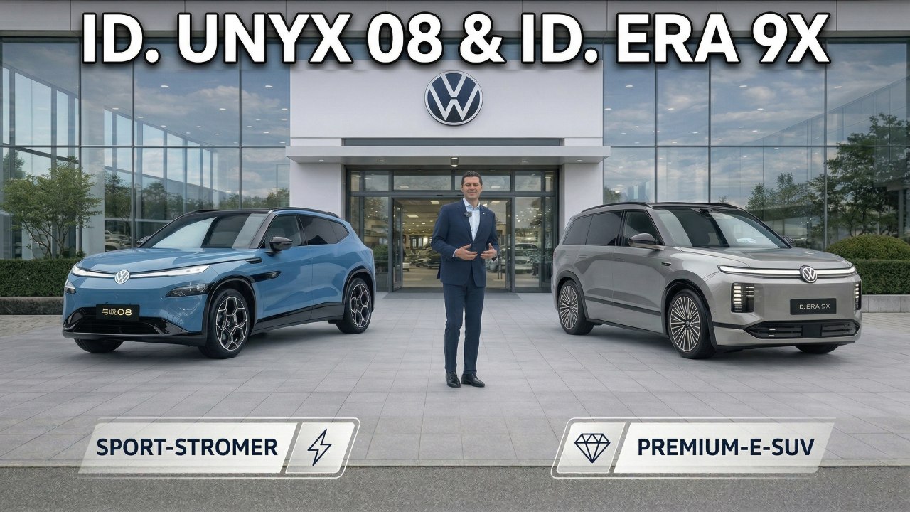 Volkswagen ID ERA 9X & Volkswagen ID UNYX 08: Luxus trifft Sport
