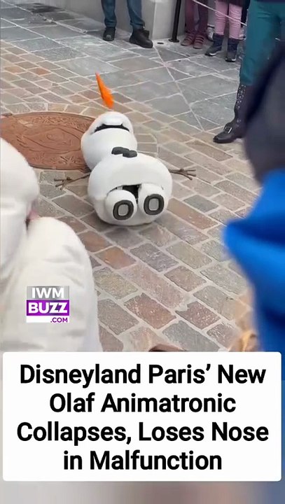 Disney’s New Animatronic Olaf Malfunctions, Collapses in Front of Shocked Disneyland Paris Visitors