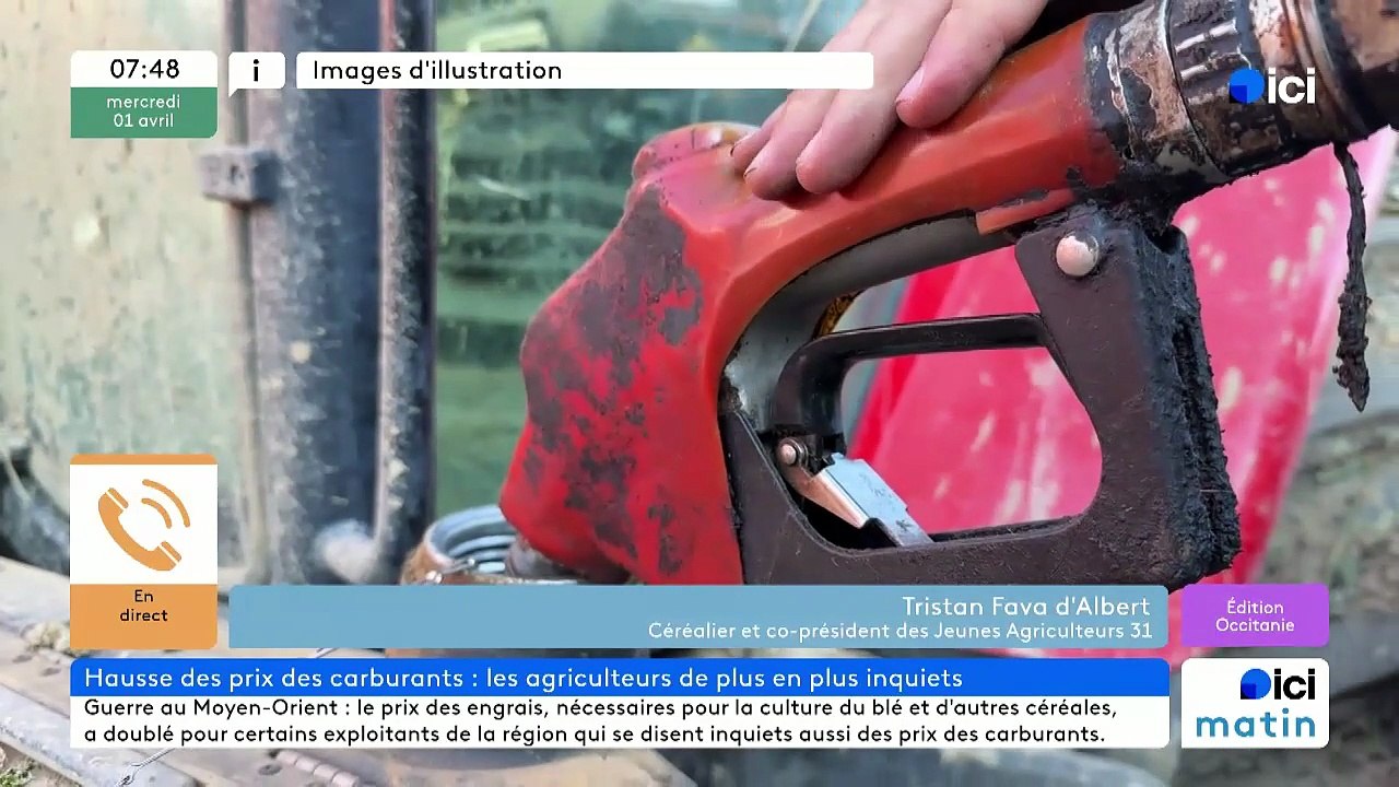 Les agriculteurs et la crise des carburants