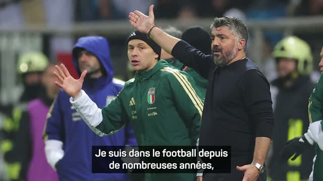 Italie - Gattuso après l'échec de la Nazionale : "Je suis désolé"