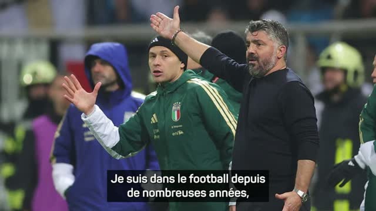 Italie - Gattuso après l'échec de la Nazionale : "Je suis désolé"