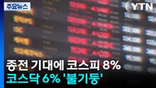 종전 기대에 코스피 8%·코스닥 6% '불기둥'...환율 1,501원 마감 / YTN