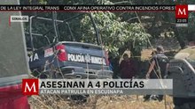Ataque armado en Sinaloa deja un saldo de 4 policías muertos | Paola Barquet, 31 de marzo de 2026