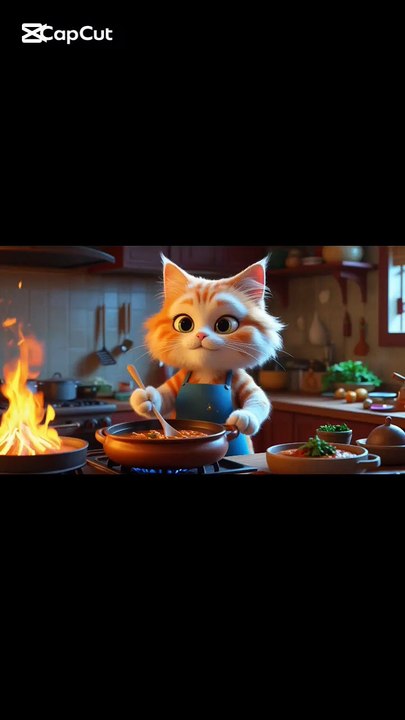 Cute Cat Cooking Like a Lady 😻👩‍🍳  Adorable Kitchen Moments 😍