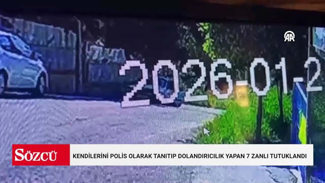 Adana'da kendilerini polis olarak tanıtıp dolandırıcılık yapan 7 zanlı tutuklandı