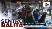 Ilan nating kababayan, nagsimula nang mamili ng mga pagkaing dagat ngayong #HolyWeek | ulat ni Vel Custodio