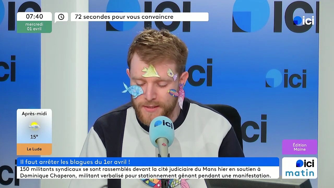 72 secondes pour vous convaincre d'arrêter les blagues le 1er avril