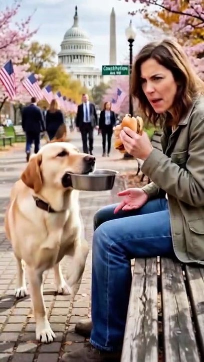 hungry dog