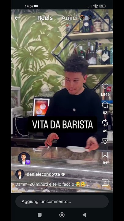 Daniele condotta story quando lavori al bar