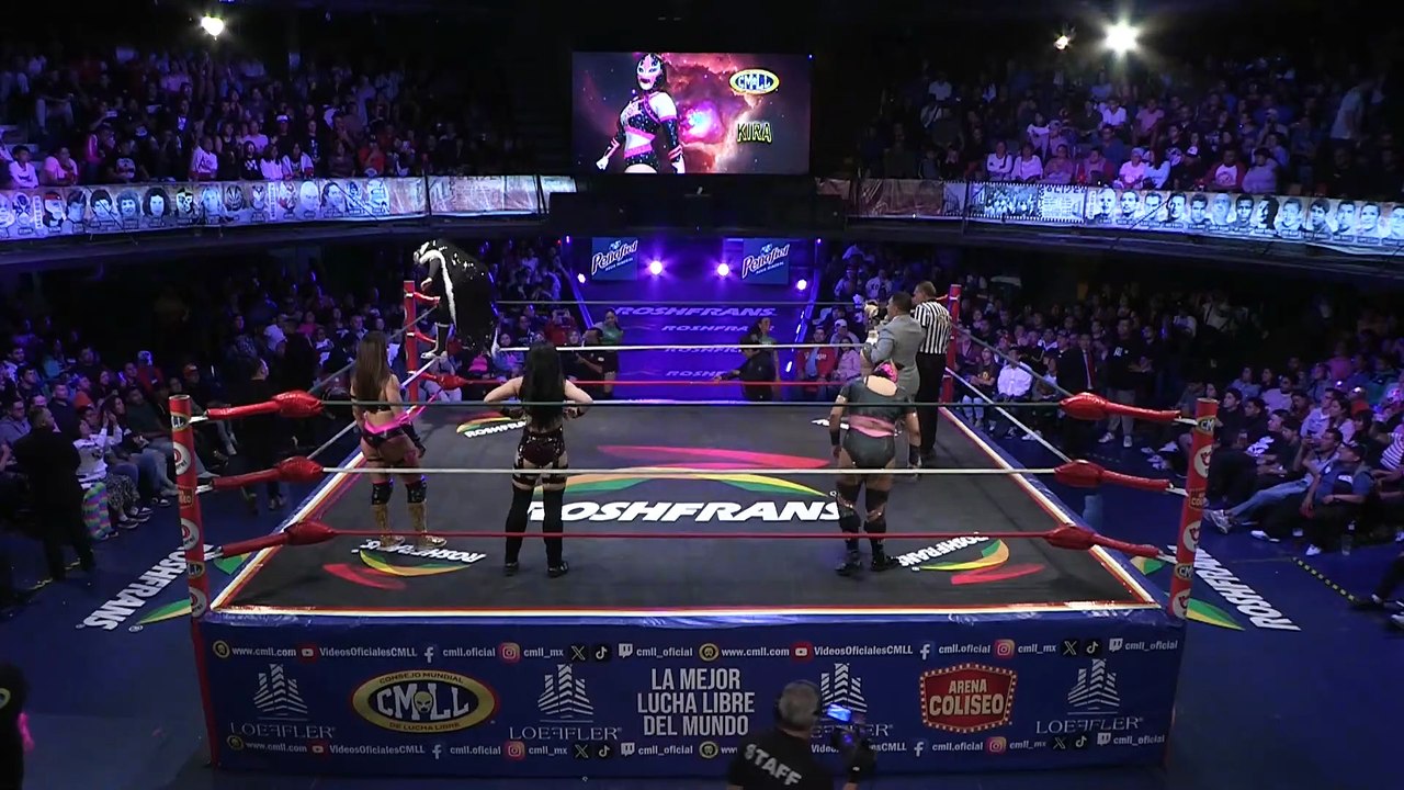 2024.06.22 CMLL Sábados de Arena Coliseo - Hera, Reyna Isis & Stephanie Vaquer vs Kira, Skadi & Tessa Blanchard