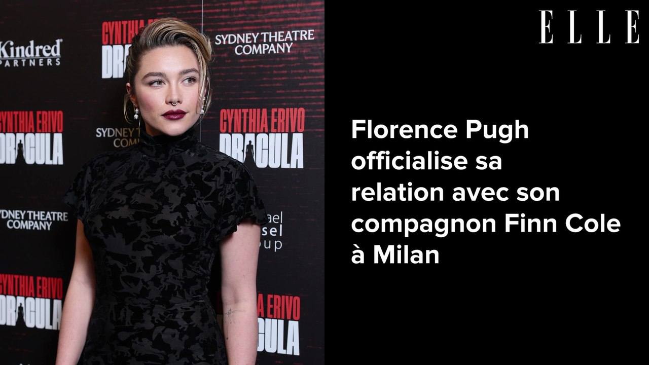 Florence Pugh officialise sa relation avec son compagnon Finn Cole à Milan