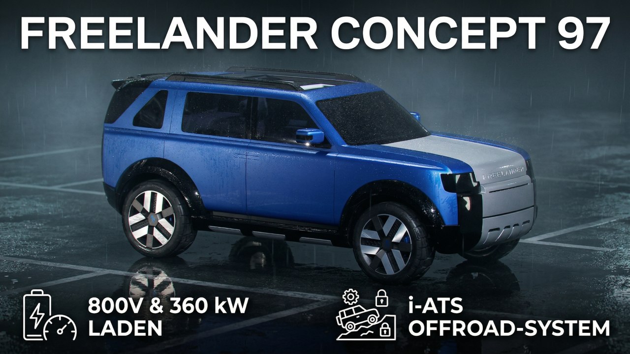 Freelander Concept 97 startet 2026 als neue SUV-Marke global