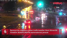 Kazalar böyle geldi! Sürücülerin bir anlık dikkatsizliği...