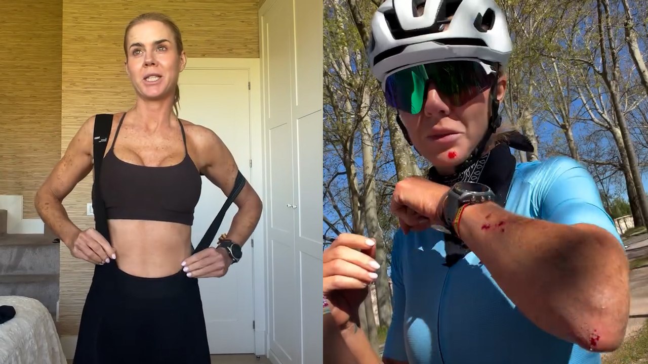 Amelia Bono sufre un aparatoso accidente en bicicleta: "¡Qué hostia!"