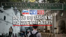 Ano ang ibig sabihin ng DOH Code White alert? | GMA News Feed