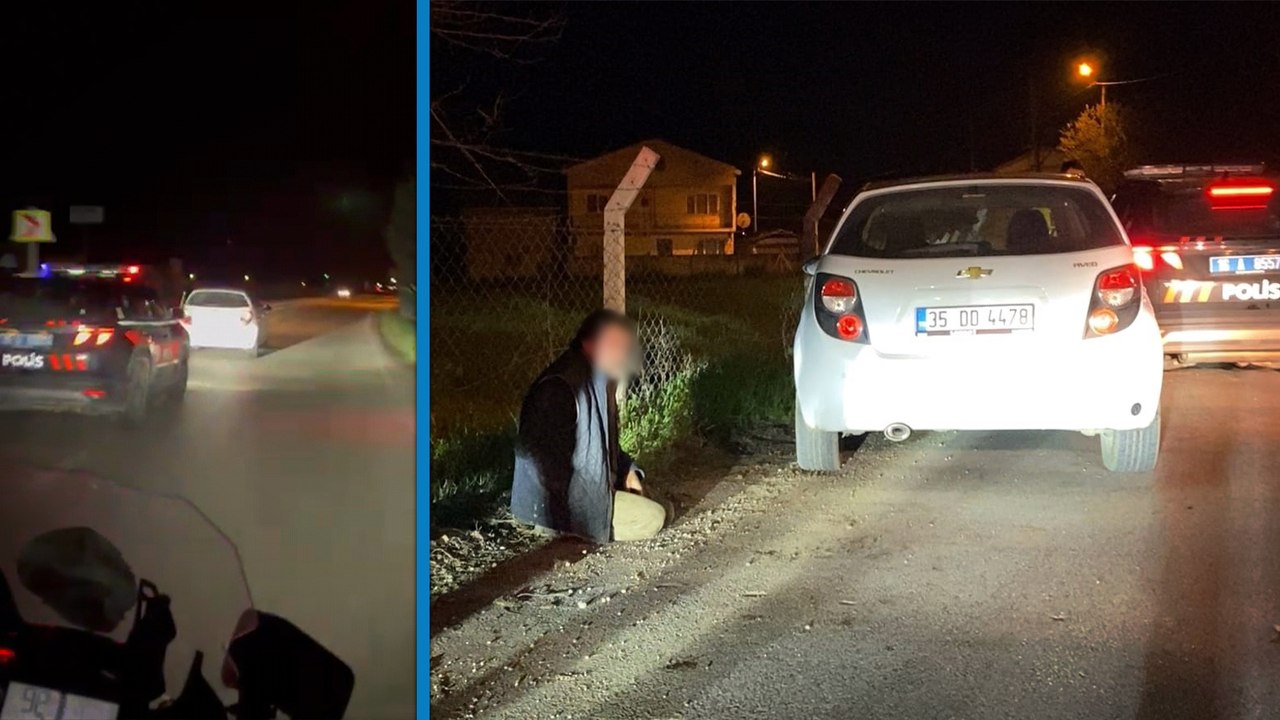 Bursa'da 'dur' ihtarına uymayan alkollü sürücü 10 kilometrelik takip sonucu yakalandı