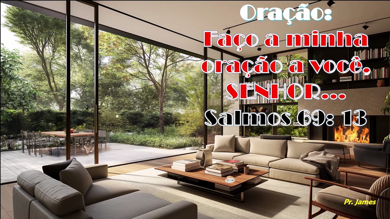 Faço a minha oração a você, SENHOR...Salmos 69: 13