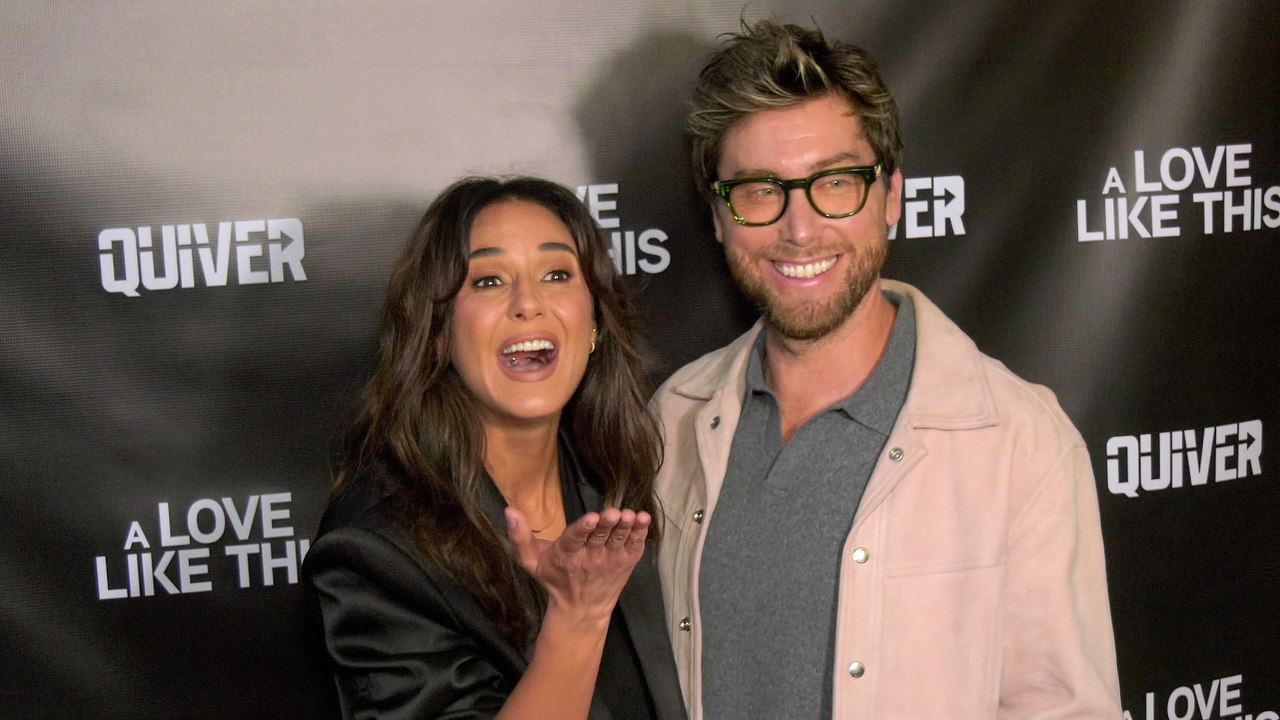 Emmanuelle Chriqui and Lance Bass "A Love Like This" World Premiere Red Carpet