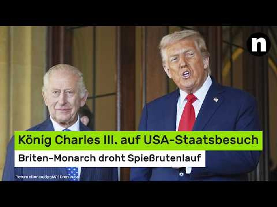 König Charles III. auf USA-Staatsbesuch: Donald Trump platzt vor Vorfreude