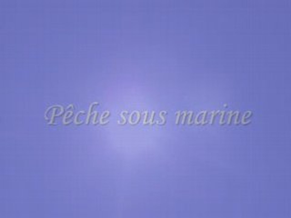 Peche sous marine