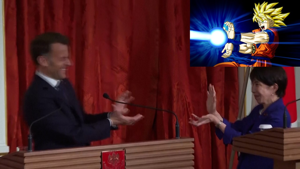 El gesto de Macron con la primera ministra de Japón que ha sorprendido al público