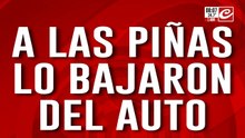 Tremendo: lo bajó a los golpes del auto, lo arrastró por el suelo y escapó con el vehículo