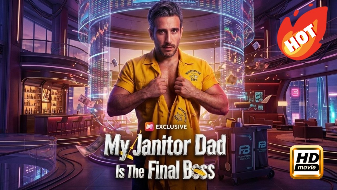 My Janitor Dad Is The Final Boss | Full Movie HD - Drama Romance Sweet Romance Modern Possessive Charming Intimate Workplace Heartfelt USA ShortFilms