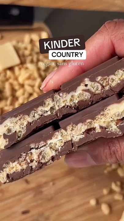 Kinder Country maison et vegan