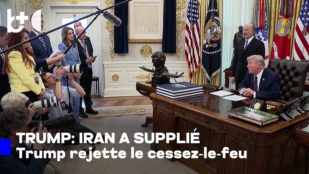 Trump dit que l'Iran a demandé un cessez-le-feu aux États-Unis