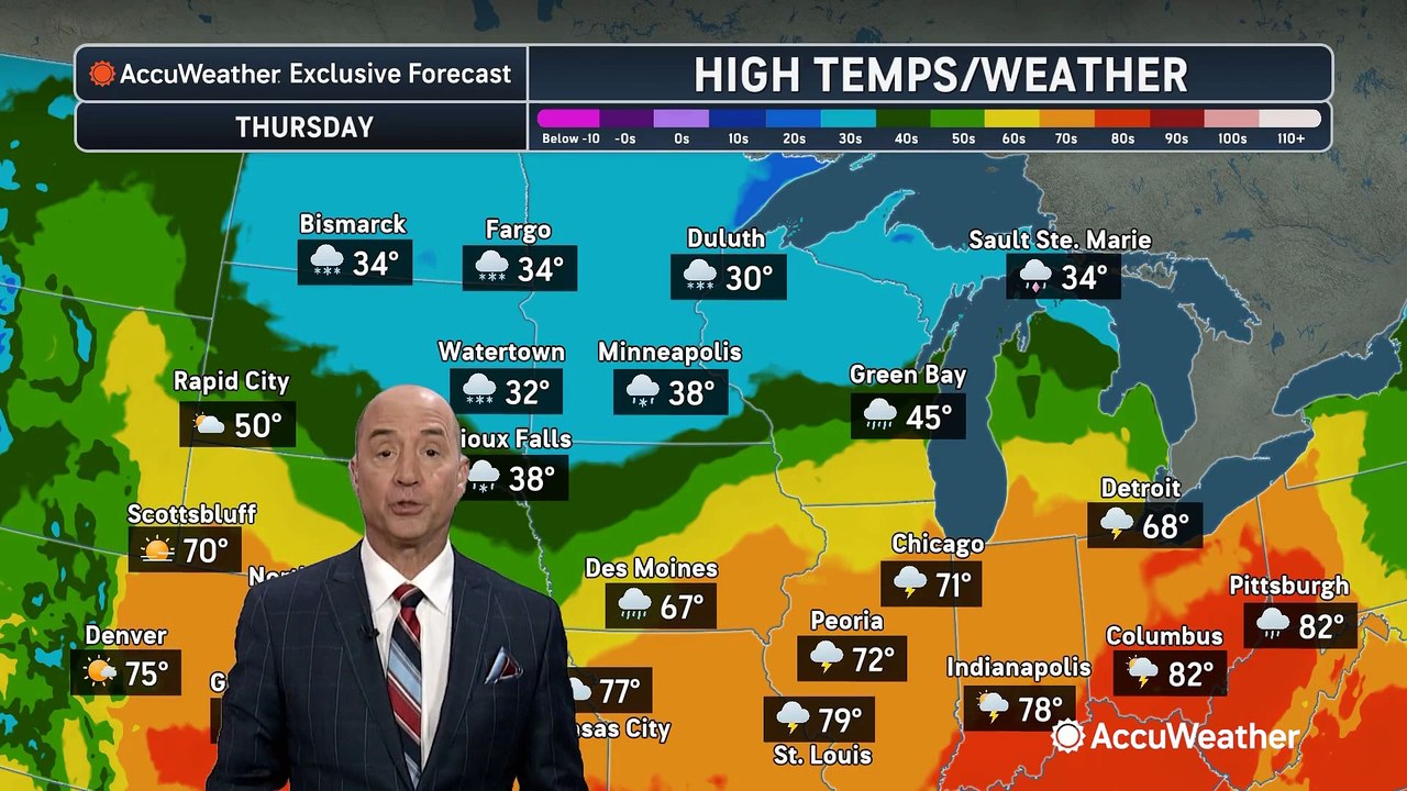 Snow for some, severe weather for others