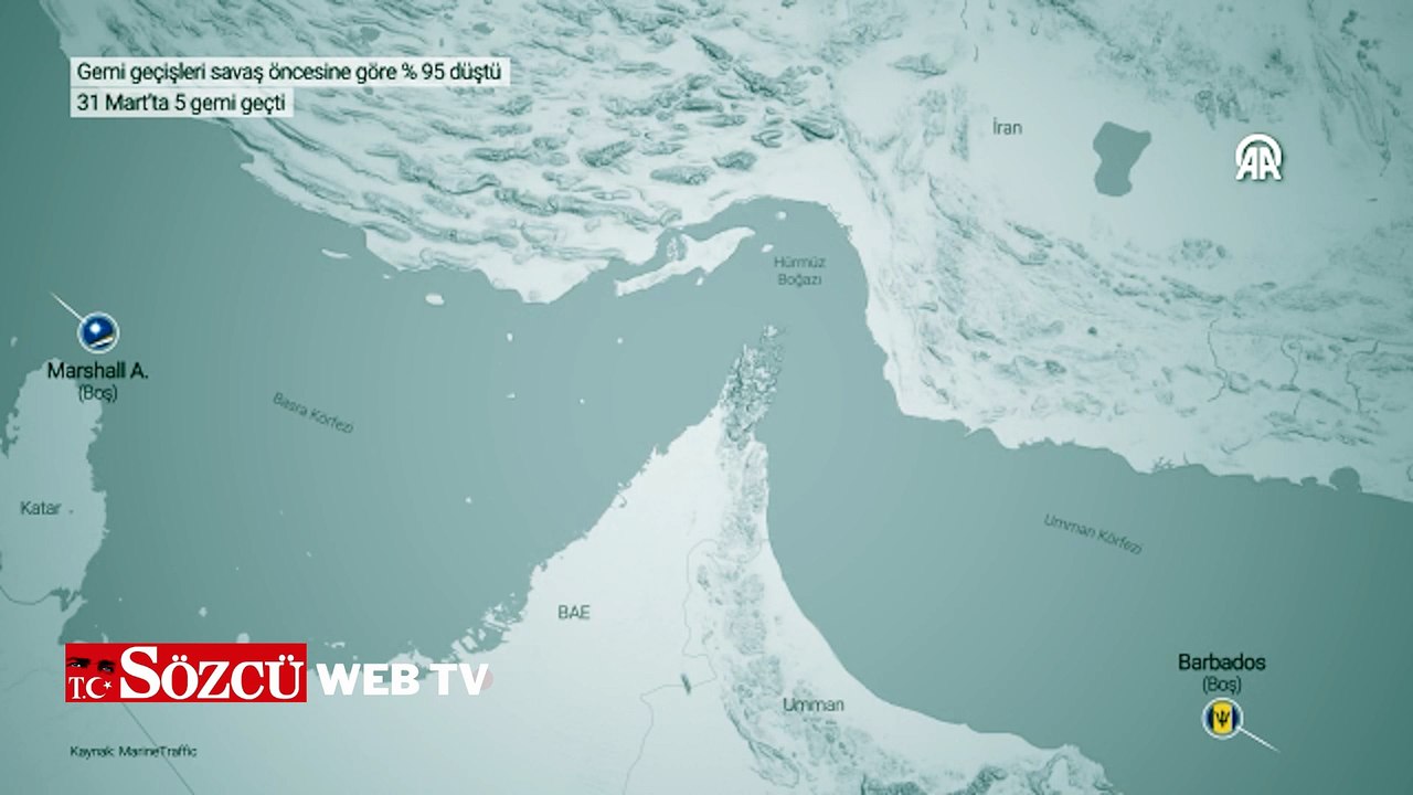 Hürmüz Boğazı’nda ticaret, geçiş izni verilen gemilerle sınırlı şekilde sürüyor