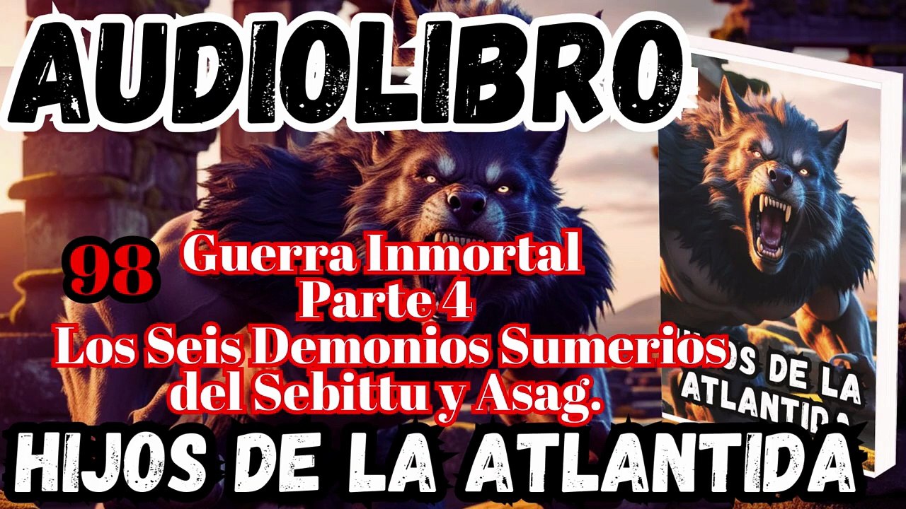 Audiolibro Los Hijos De La Atlántida Capitulo 98 Guerra Inmortal Parte4 Demonios Sumerios de Sebittu y Asag