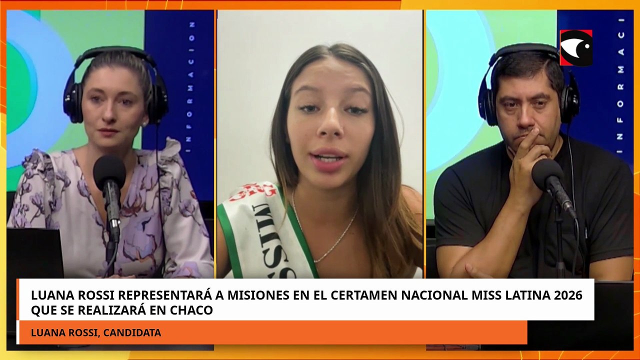 Luana Rossi representará a Misiones en el certamen nacional Miss Latina 2026