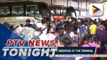 Surge of passengers more evident at Davao City Overland Transport Terminal; some drivers flagged for major safety violation following bus inspections