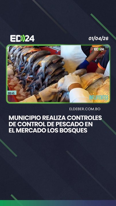 Municipio realiza controles de control de pescado en el mercado Los Bosques