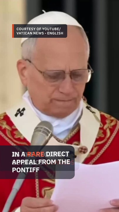 Pope Leo urges Trump to find ‘off-ramp’ to end Iran war