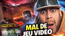 Quand je joue aux jeux video je vomis !
