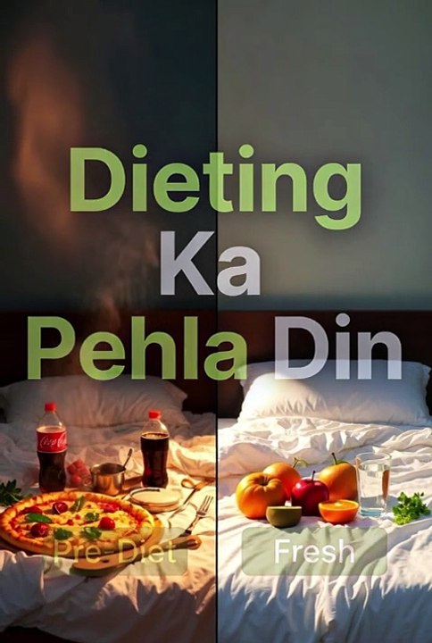 Dieting Ka Pehla Din 🍎😂