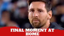 Lionel Messi moved to tears in emotional final home appearance for Argentina