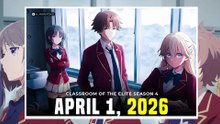 Classroom Of The Elite Season 4 Hindi Dub Release Date 😍