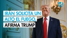 Trump anuncia que el presidente de Irán ha solicitado un alto al fuego de la guerra