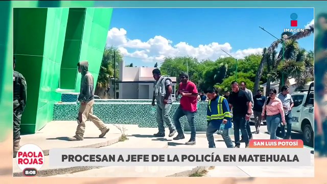 Vinculan a proceso a jefe policial de Matehuala por delitos contra la salud | DPC con Paola Rojas