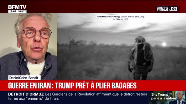 Guerre au Moyen-Orient: On assiste à une chronique d'une défaite annoncée de Donald Trump , affirme Daniel Cohn-Bendit