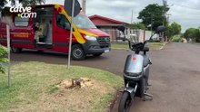 Motociclista fica ferida em acidente de trânsito com moto elétrica no bairro Brasmadeira