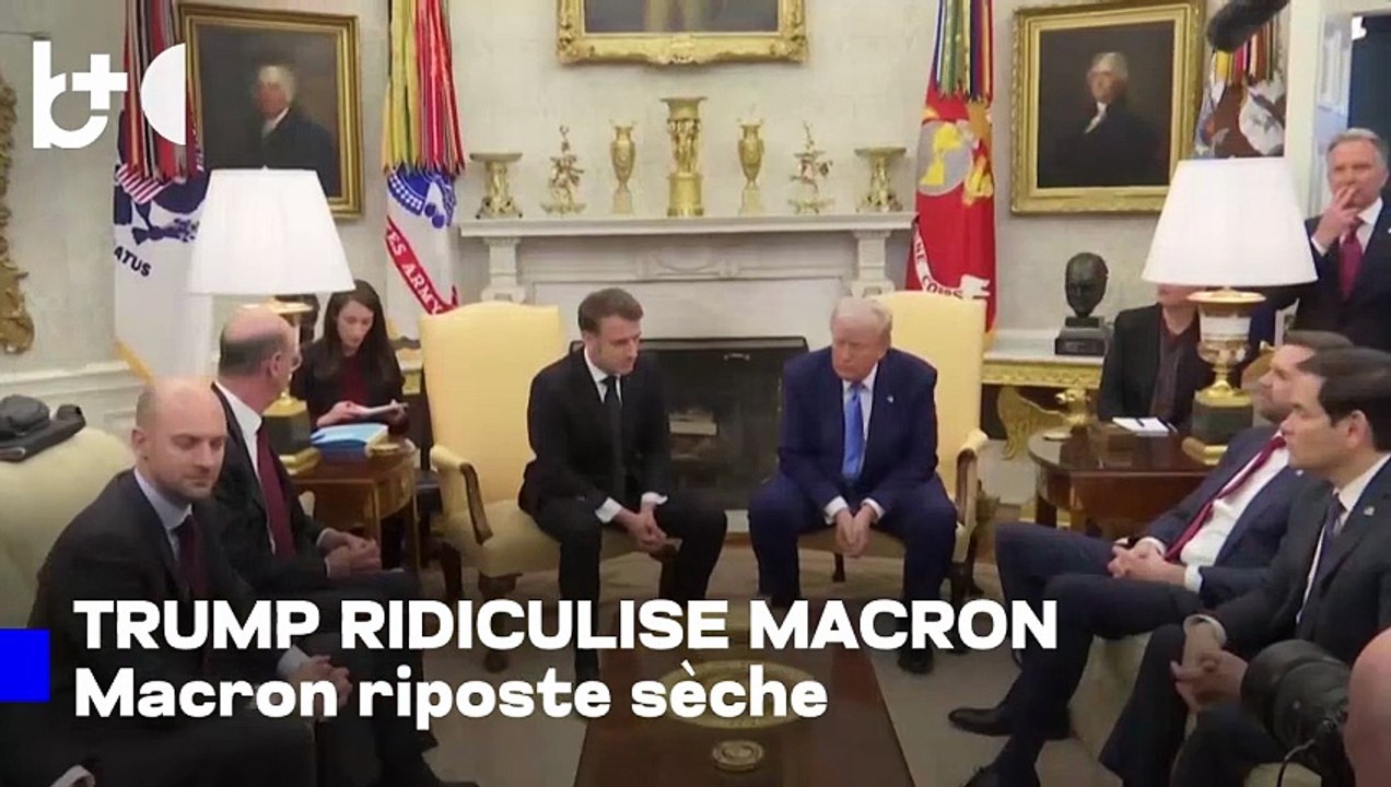 Il frappe la femme”, Trump attaque Macron: le président réagit “sans gants”!