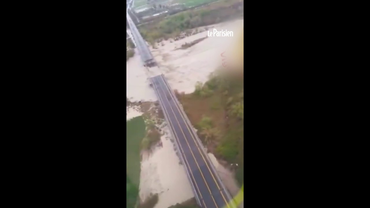 Italie : un pont s'effondre à cause de fortes pluies
